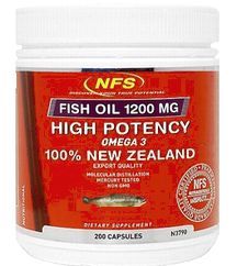 フィッシュ・オイル(Fish Oil High Potency) 1200mg 200caps