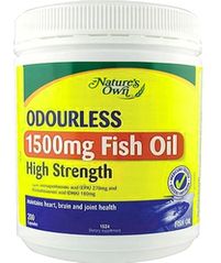 フィッシュ・オイル(Fish Oil Odourless)無臭 1500mg 200caps