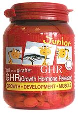 HGR 子供用の成長ホルモンGHR(HGH) 60tabs