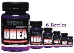 DHEA 50mg, 100caps×6個