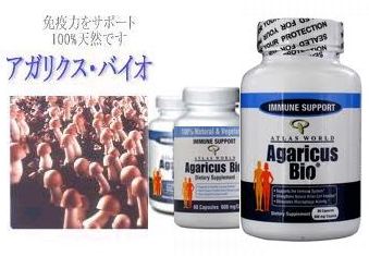 アガリクス・バイオ (アガリクス・ブラゼイ・ムリル) 600mg/60カプセル