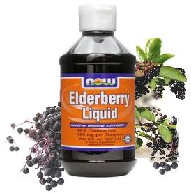 エルダーベリー(濃縮)溶液(Elderberry Liquid.) 8 oz./240ml