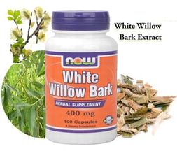 ホワイト・ウィローバーク(White Willow Bark) 400mg 100caps