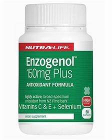 エンゾジェノールACE + セレニウム亜鉛(Enzogenol ACE + Selenium Zinc)150mg 50caps