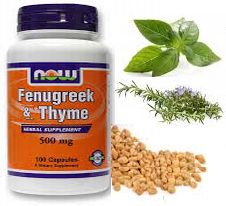 フェヌグリーク+タイム(Fenugreek + Thyme)100caps