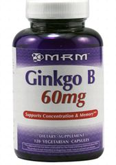 ギンコ・ビローバ(Ginkgo Biloba) 60 mg 120 Caps