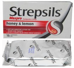 ストレプシル・ハニーレモン(STREPSILS MAXPRO Honey&Lemon)16錠/ 1箱