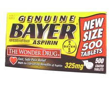 アスピリン 325mg 500tabs